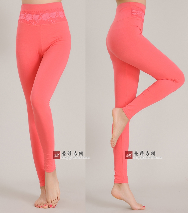 Pantalon collant jeunesse simple en coton - Ref 756104 Image 3