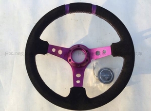 JDM ED紫 USDM 350mm 美国NRG方向盘