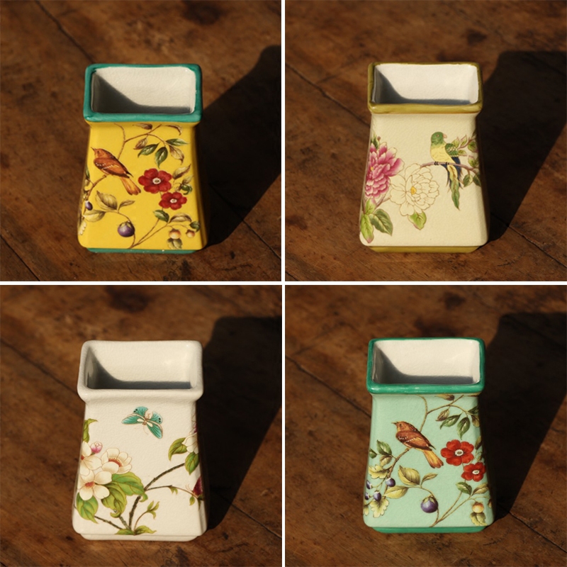 陶瓷彩绘牙刷插复古美式乡村洗手盆牙具座宾馆卫生间牙刷牙膏收纳在类目 家庭/个人清洁工具, 卫浴用具/卫浴配件, 牙刷架/牙具座中 - 来自Buy2taobao.com提供专业的淘宝代购服务