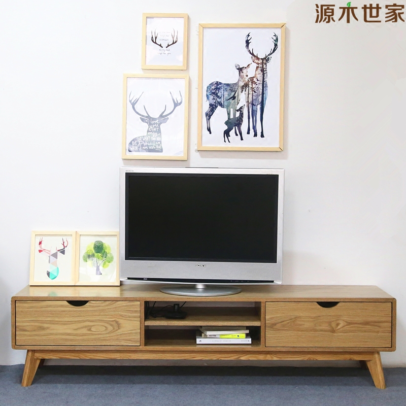 简约现代可储物日式北欧风格水曲柳实木小户型客厅电视柜茶几组合在类目 住宅家具, 柜类, 电视柜中 - 来自Buy2taobao.com提供专业的淘宝代购服务