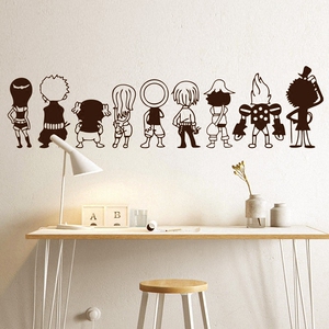 卡通动漫墙贴纸海贼王创意人物手绘贴画男生寝室宿舍墙壁装饰布置