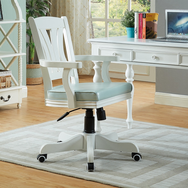 solid wood Swivel chair American style genuine leather Computer chair Office chair The boss chair European style Study Book tables and chairs household student Swivel chairin the Residential furniture , Class Seats , Chairs , Computer Chair  category - from Buy2taobao.com to provide professional Taobao agent buy service