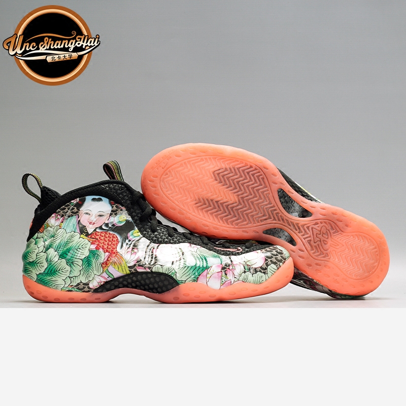 北卡大学 nike air foamposite one "tianjin" 天津喷 744307-001