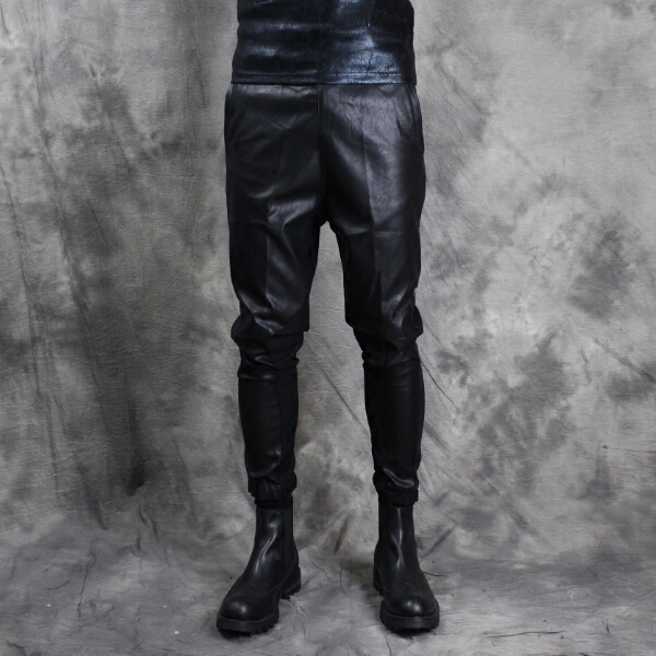 Pantalon cuir homme pantalons fuselés - Ref 1483165 Image 1