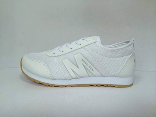 双星运动鞋男女秋透气网面运动鞋军训用小白色鞋牛筋底耐磨军训鞋