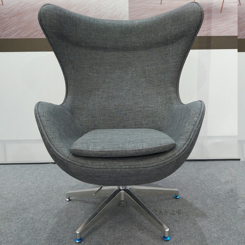 originality Egg chair aluminium alloy Five feet Computer chair Single person sofa black Aluminum foot Rotatable deck chairin the Residential furniture , Designer Furniture (NEW) , Chair  category - from Buy2taobao.com to provide professional Taobao agent buy service