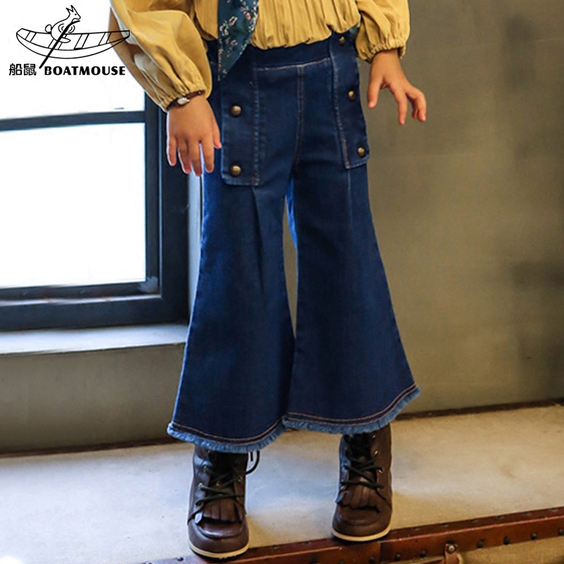 Pantalon fille BOATMOUSE 110-150 en toile - Ref 2061416 Image 3