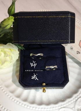 【定制】AMOUR饰|戒个性私人设计订制情侣结婚对戒