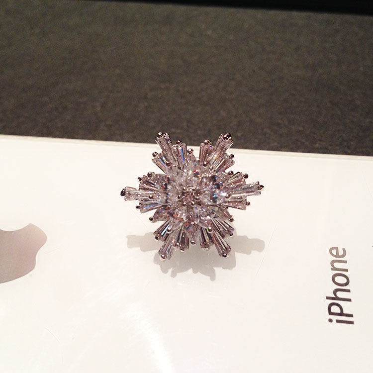 Broche femme en Zircon diamant - Ref 1184230 Image 1