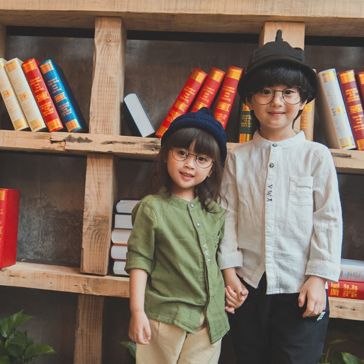 Chemise enfant ZEERKIDS à manche longue - Ref 2083326 Image 1