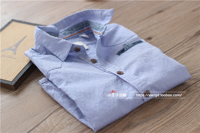 Chemise garcon à manche longue - Ref 2074011 Image 1