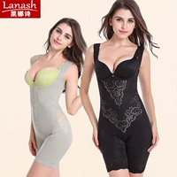 Khóa kéo tăng cường khóa bụng eo eo cơ thể định hình corset sau sinh corset dạ dày giảm béo cơ thể quần lót - Một mảnh do lot dinh hinh goi cam