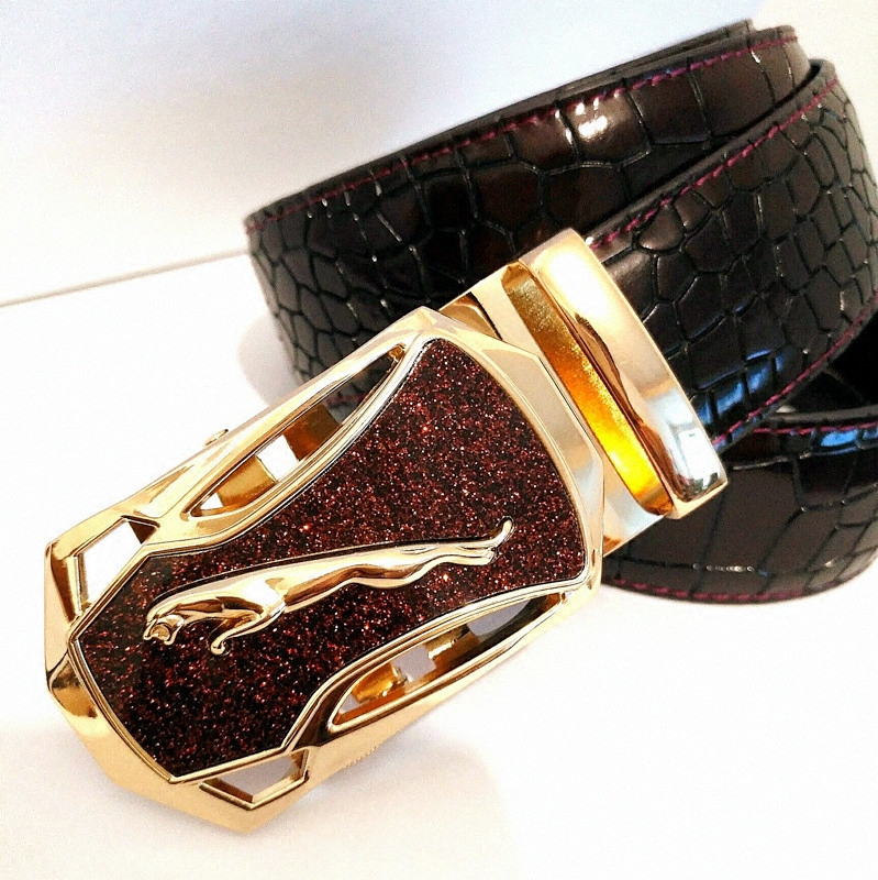 Racing car man automatic genuine leather belt Crocodile print The first layer cowhide fashion Youth Waist belt business affairs Beltin the Accessories/Leather belt/Hat/Muffler , Belt/Leather belt/Yaolian  category - from Buy2taobao.com to provide professional Taobao agent buy service
