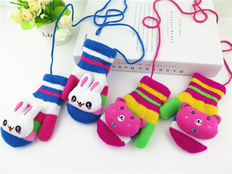Gants pour enfants en acrylique - Ref 2146431 Image 3