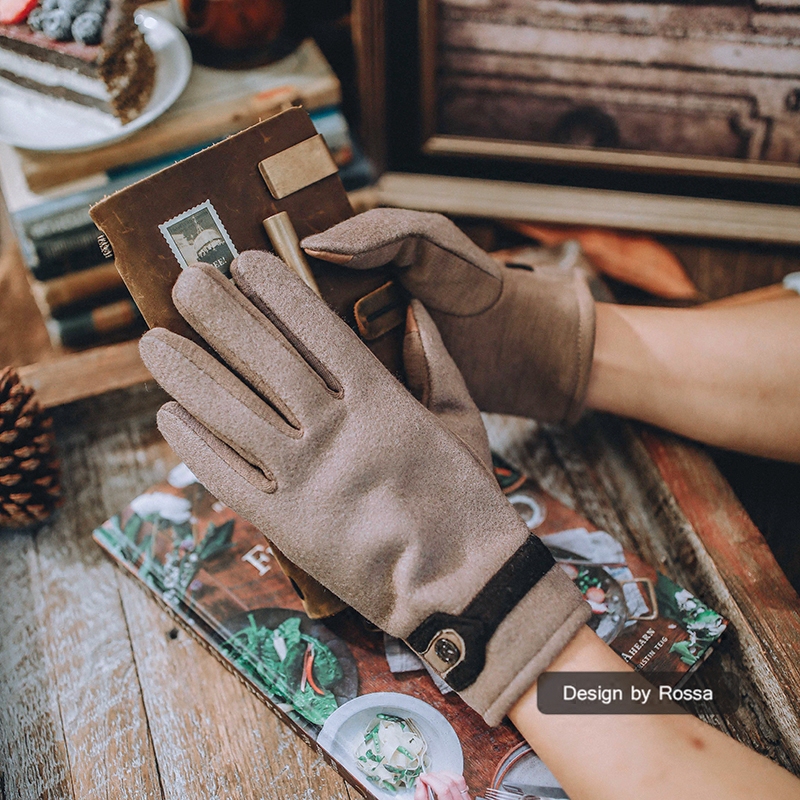 Gants pour homme en velours - Ref 2782583 Image 4