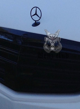 S300 S320 S350 S400 S500 S600 S63 S65 黑色 机盖标 立标