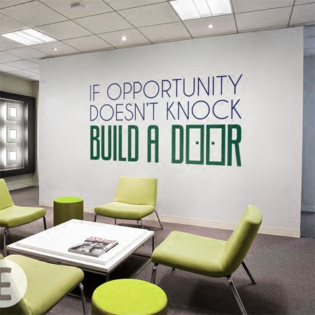 办公室会议室企业文化背景墙贴纸 励志激励斗志名言警句英文字贴