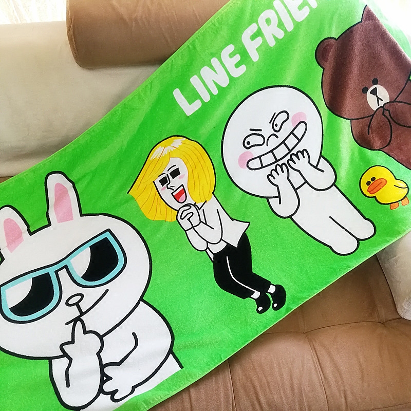 欧亚出口韩国卡通纯全lineF棉大