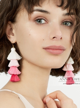 AnnieJewelry多色流苏耳环