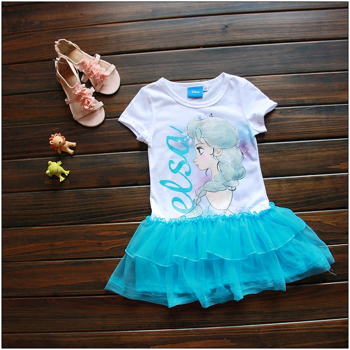 清！小女童公主范宝宝蕾丝裙背心