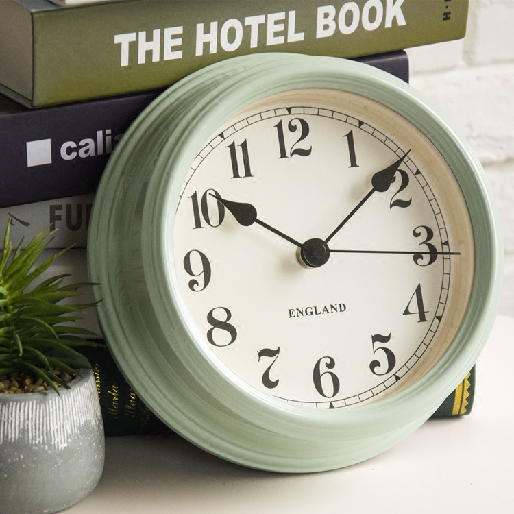 北欧静音挂钟卧室客厅铁艺金属