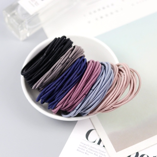 发绳女韩系细款 橡皮筋成人简约小清新发饰扎丸子头发皮套头绳发圈