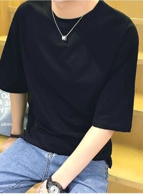 潮日系复古林弯弯五分袖蝙蝠衫