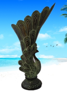 仿古风酒杯孔雀格子柜特价清仓