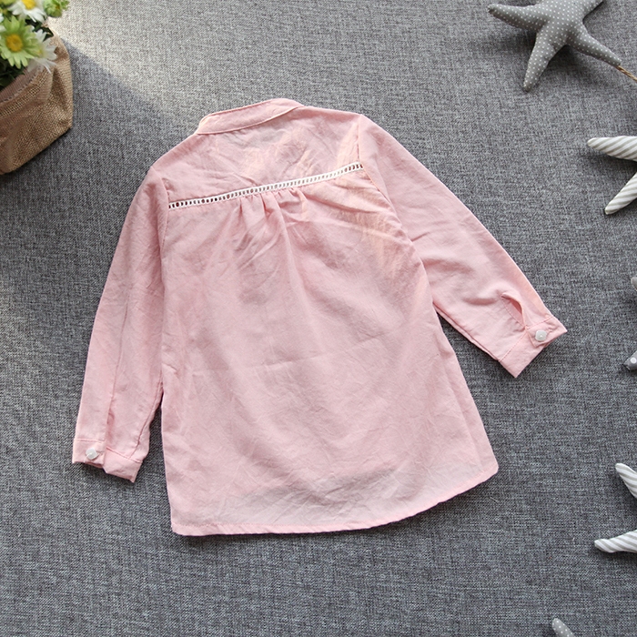 Chemise fille à manche longue - Ref 2087421 Image 5