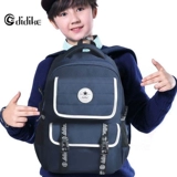 Школьный рюкзак для школьников, ранец со сниженной нагрузкой, водонепроницаемая сумка, для средней школы, защита позвоночника, в корейском стиле