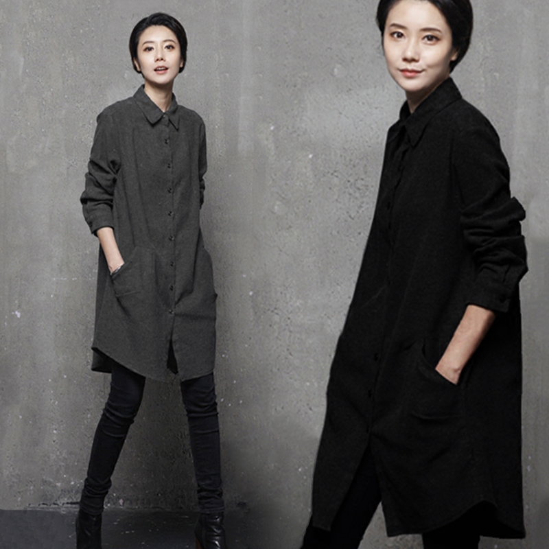 春秋韩版宽松设计感小众外穿衬衫