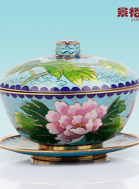 景泰蓝掐丝珐琅商务传统工艺品