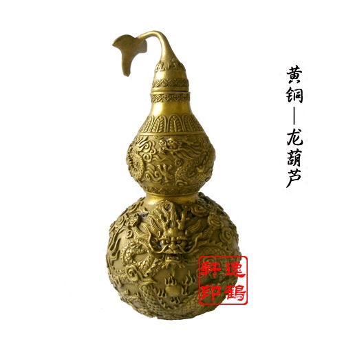 吉祥铜葫芦风水摆件镇宅工艺品