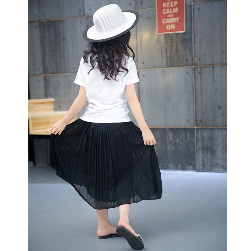 Jupe fillette en mousseline de soie - Ref 2052508 Image 4