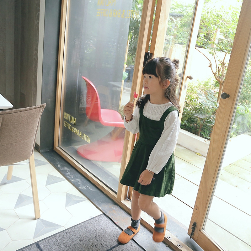 Robe enfant en velours côtelé - Ref 2044623 Image 1