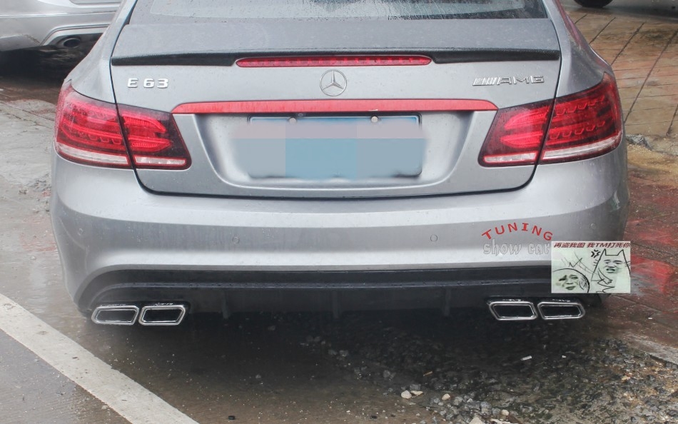 W207 E200E250E260E320E350E400 coupe 后唇 下巴 四出 尾喉