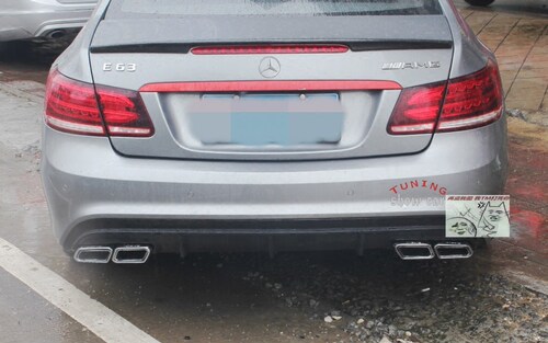 W207 E200E250E260E320E350E400 coupe 后唇 下巴 四出 尾喉