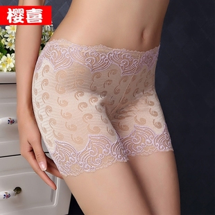 打底裤 女蕾丝短裤 防走光保险裤 夏季 免穿内裤 3分安全裤 三分裤 薄款