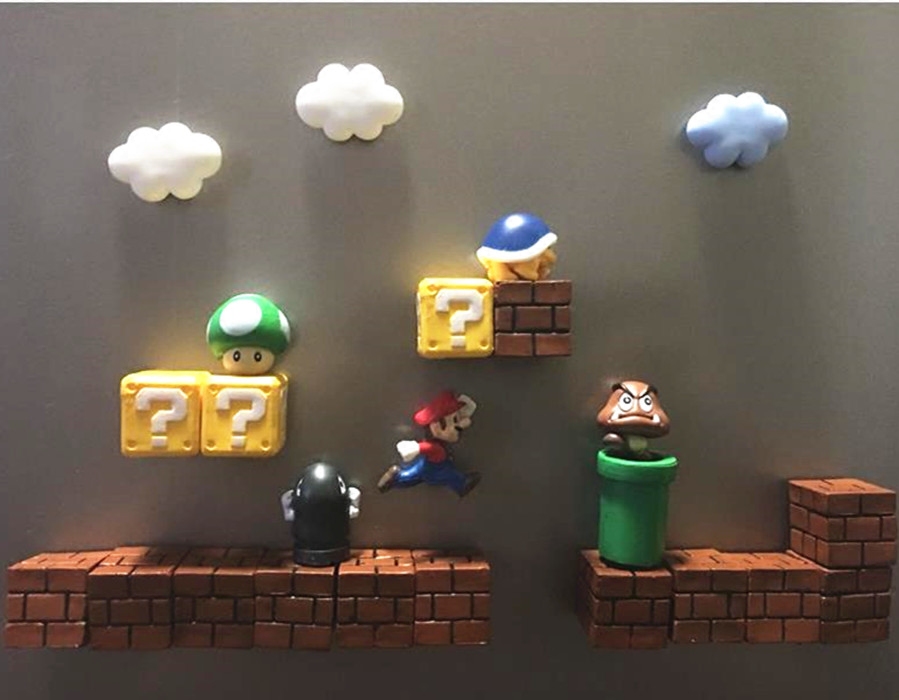 超级马里奥乌龟砖块问号冰箱贴