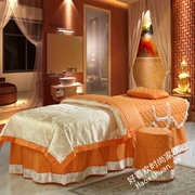 Vẻ đẹp giường bốn mảnh cotton cotton Liệu pháp massage giường massage giường đẹp bốn mảnh spa đặc biệt - Trang bị tấm