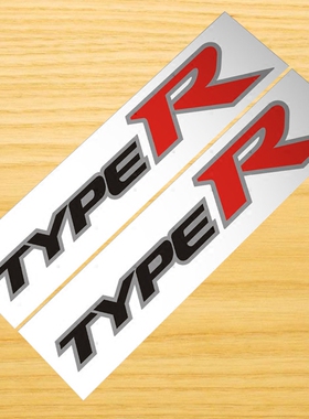 适用于本田思域飞度缤智锋范FD2 civic TYPE R汽车贴纸车门拉花
