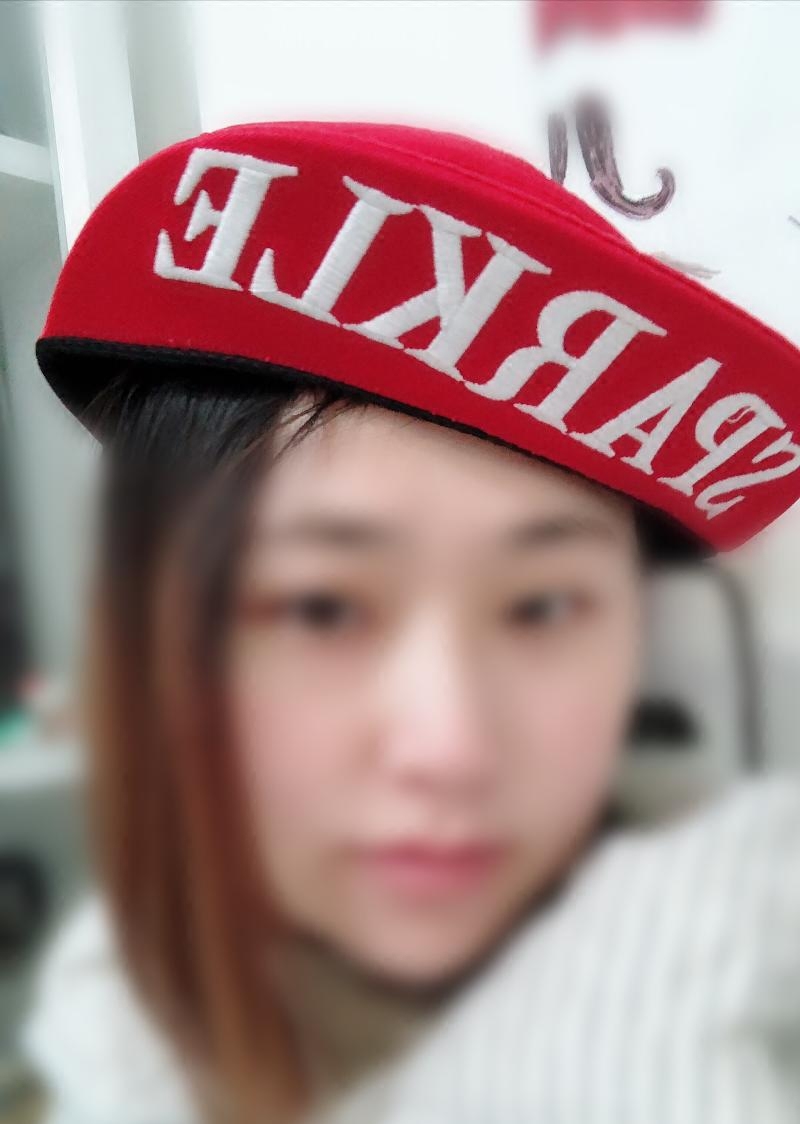 正红色潮女休闲嘻哈鸭舌帽太阳帽 韩版帽子翻檐帽 原宿zipper风