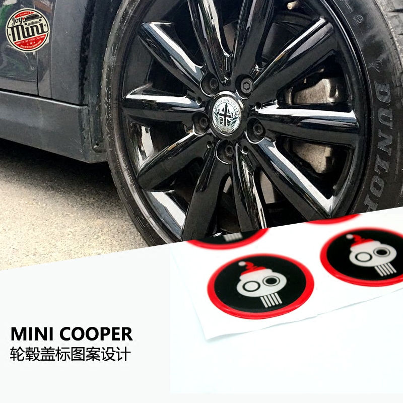 宝马迷你装饰车贴minicooper轮毂