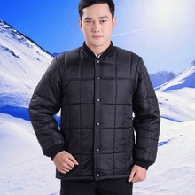 Người trung niên và người lớn tuổi kích thước lớn ấm áp cộng với quần thể thao nhung nam cộng với quần nhung mùa thu và mùa đông eo cao mặc quần thể thao rộng quần áo nam