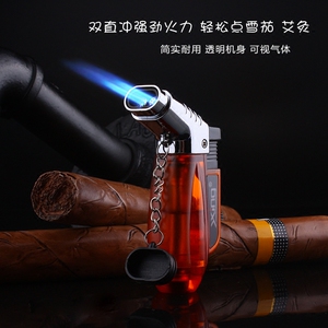 包邮银星天歌一号弯头双直冲大火力蓝焰微型喷枪焊枪点雪茄点艾灸
