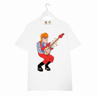 限时促销 艺术家合作限量款 David Bowie 男女通款 情侣装 包邮