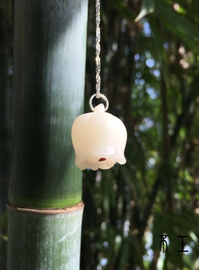 铃兰花吊坠项链菩提手工冰清玉洁