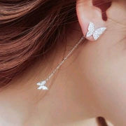 S925 trang sức bạc đơn giản học sinh nhỏ tươi đôi đính cườm vòng chân nữ cảm giác cá tính rất mỏng vòng chân nóng bỏng vòng chân bạc tây tạng