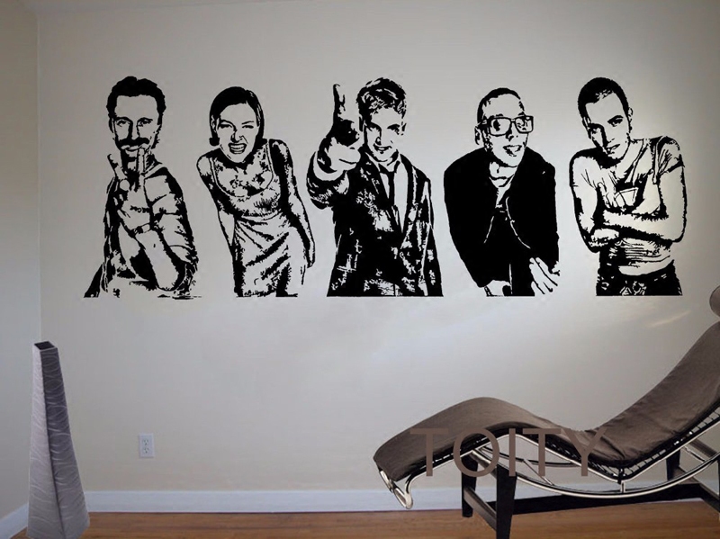 trainspotting 墙贴猜火车贴画丹尼博伊尔经典黑色剧情电影贴纸