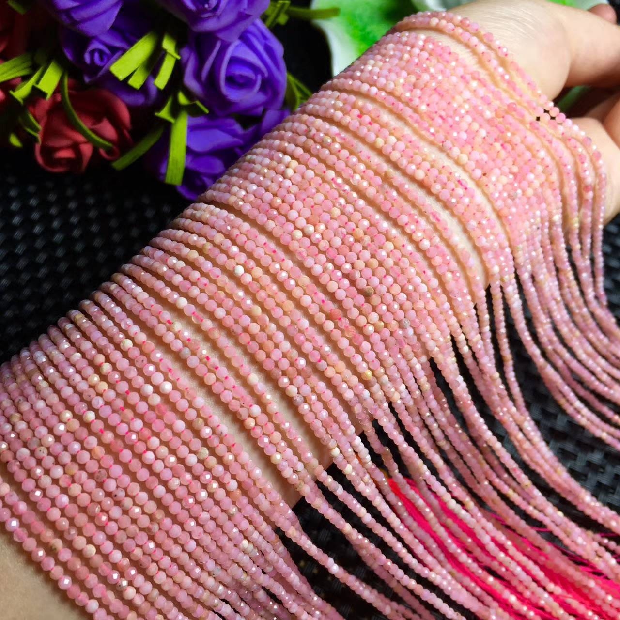 天然欧泊切角粉奥宝切面半成品粉嫩欧珀长链 DIY散珠项链手链流苏,饰品/流行首饰/时尚饰品新,其他DIY饰品配件,淘宝优惠券,粉丝福利购,淘宝优惠卷